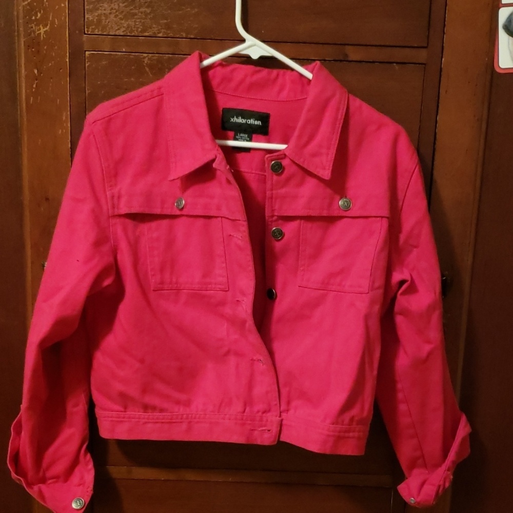 Red Denim Jacket